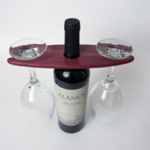 Wine and glass holder